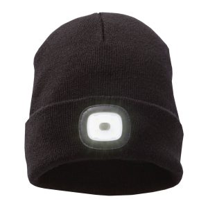 Branded Unisex Mighty LED Knit Toque Black