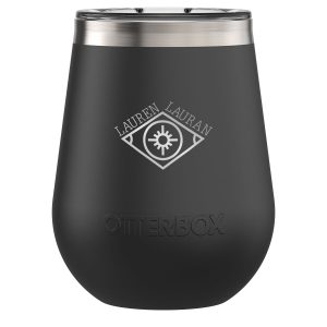 Branded 10 Oz. Otterbox® Elevation Core Colors Wine Tumbler™ Black