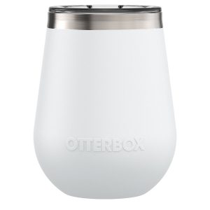 Branded 10 Oz. Otterbox® Elevation Core Colors Wine Tumbler™ White