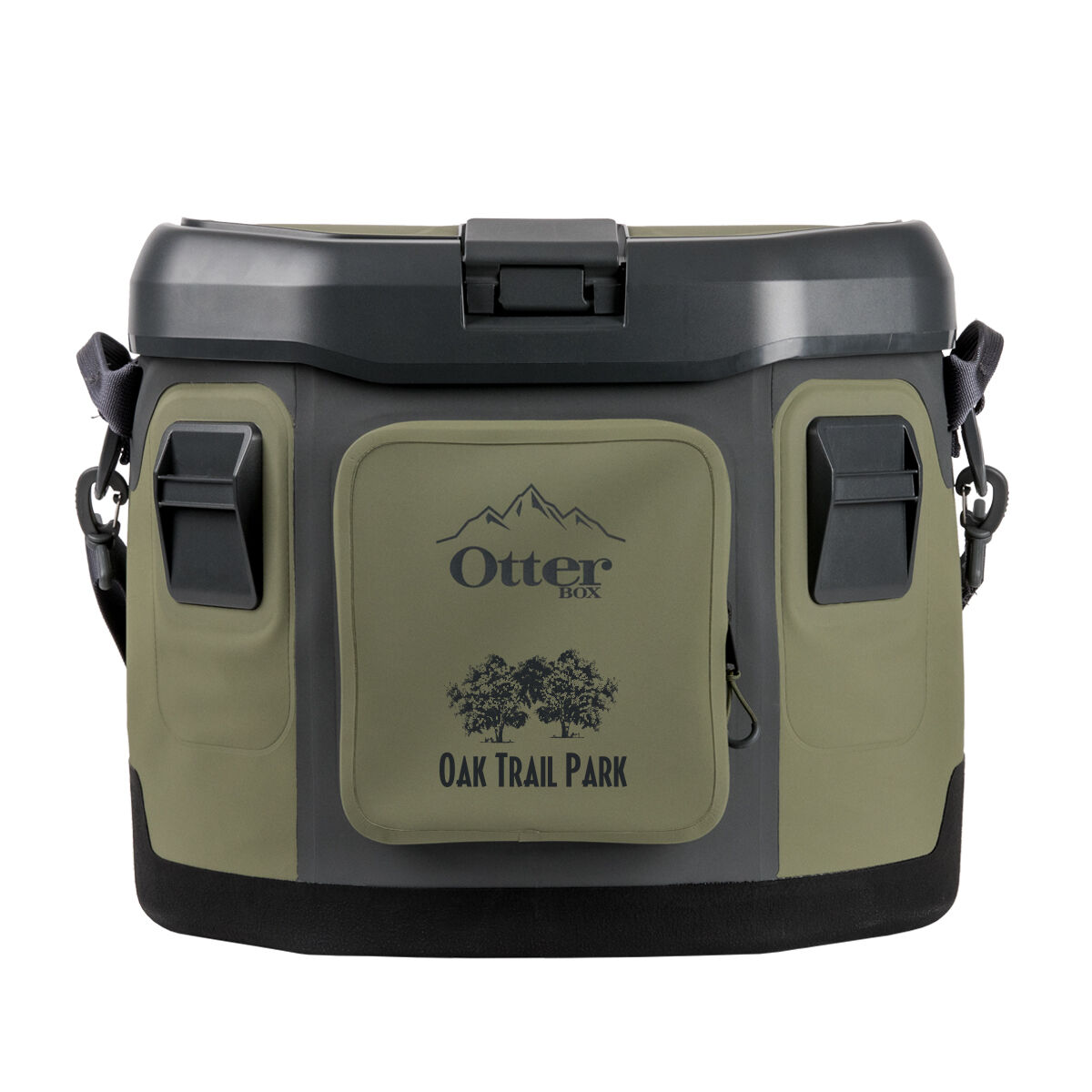 Branded 20 Qt. Otterbox® Trooper® Cooler Gray/Green