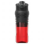 Branded Under Armour® 24 Oz. Draft Grip Bottle Red