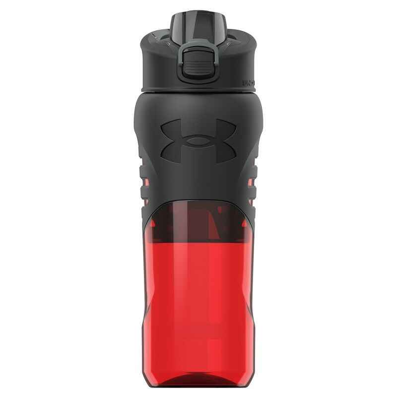 Branded Under Armour® 24 Oz. Draft Grip Bottle Red