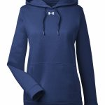 Custom Branded Under Armour Hoodies - Midnight Navy/White