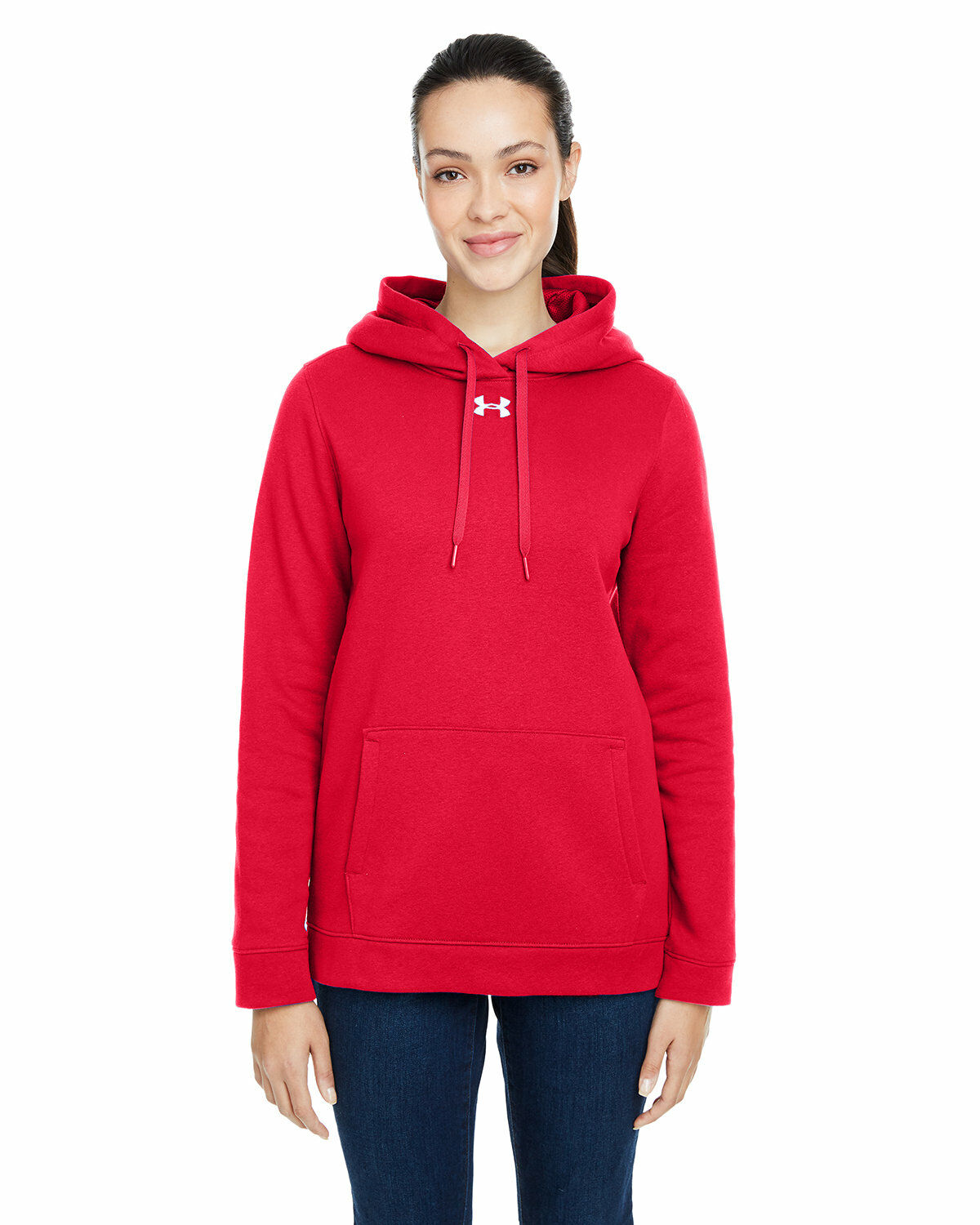 Cereal charla Uluru Custom Branded Under Armour — Under Armour Ladies Hustle Pullover Hooded  Sweatshirt - Drive Merchandise