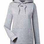Custom Branded Under Armour Hoodies - True Grey Heather/Black