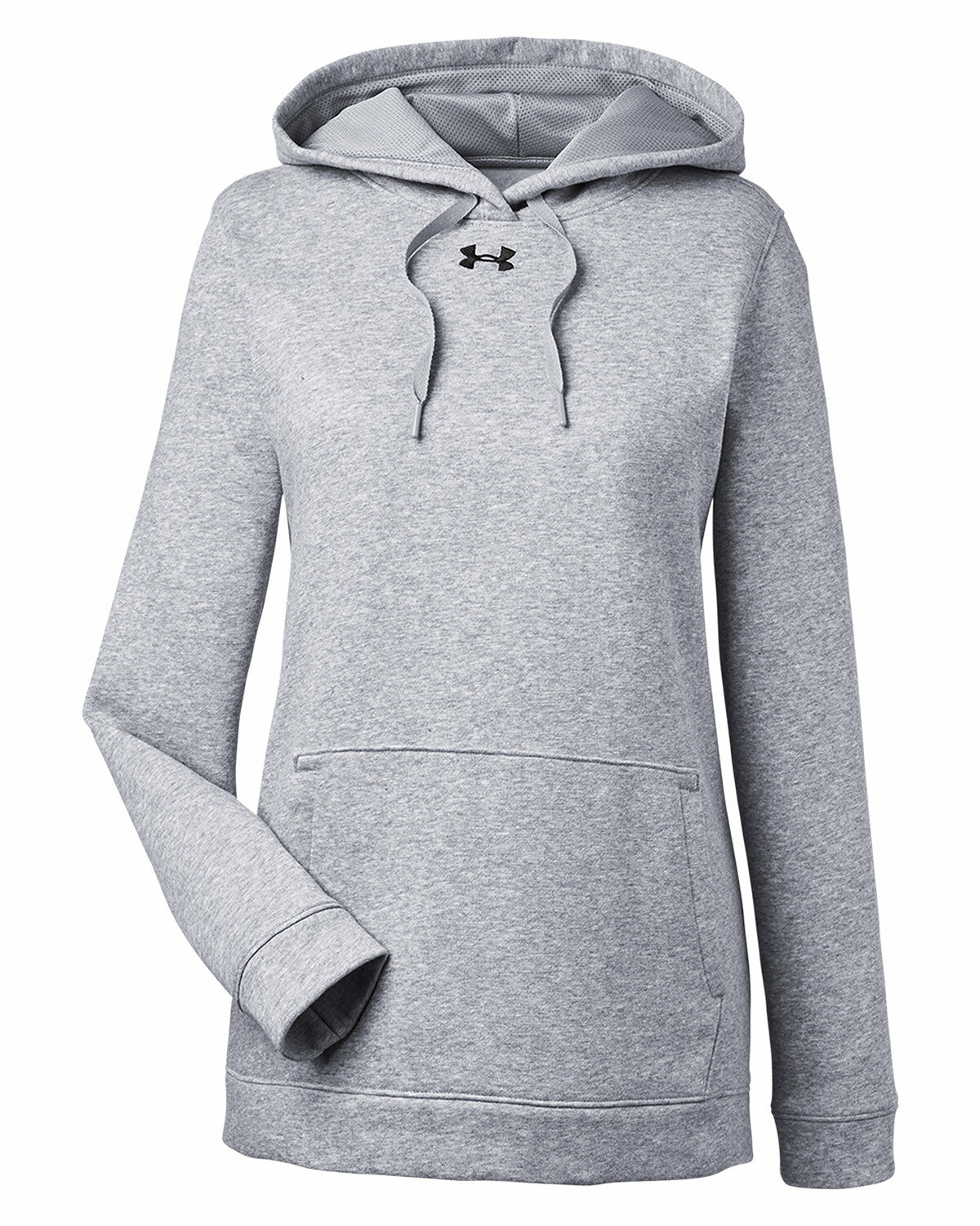 Custom Branded Under Armour Hoodies - True Grey Heather/Black