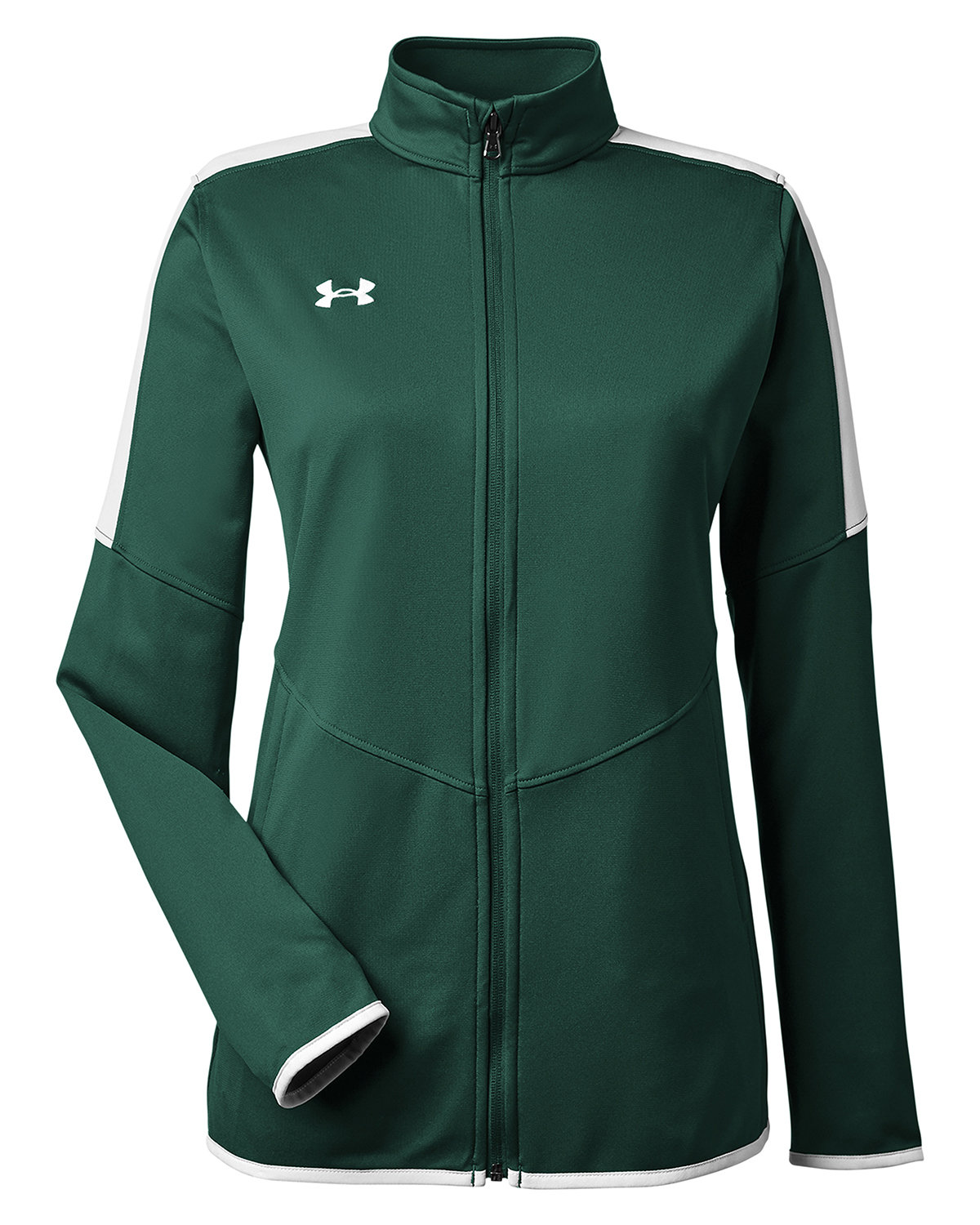 Branded Under Armour Ladies’ Rival Knit Jacket Forest Green