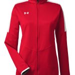 Branded Under Armour Ladies’ Rival Knit Jacket Red