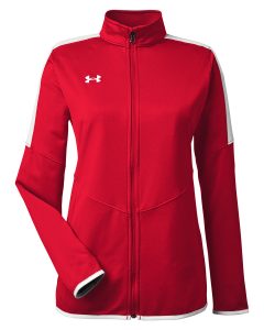 Branded Under Armour Ladies’ Rival Knit Jacket Red