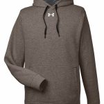 Branded Under Armour Men’s Hustle Pullover Hooded Sweatshirt Carbon Heather/Grey