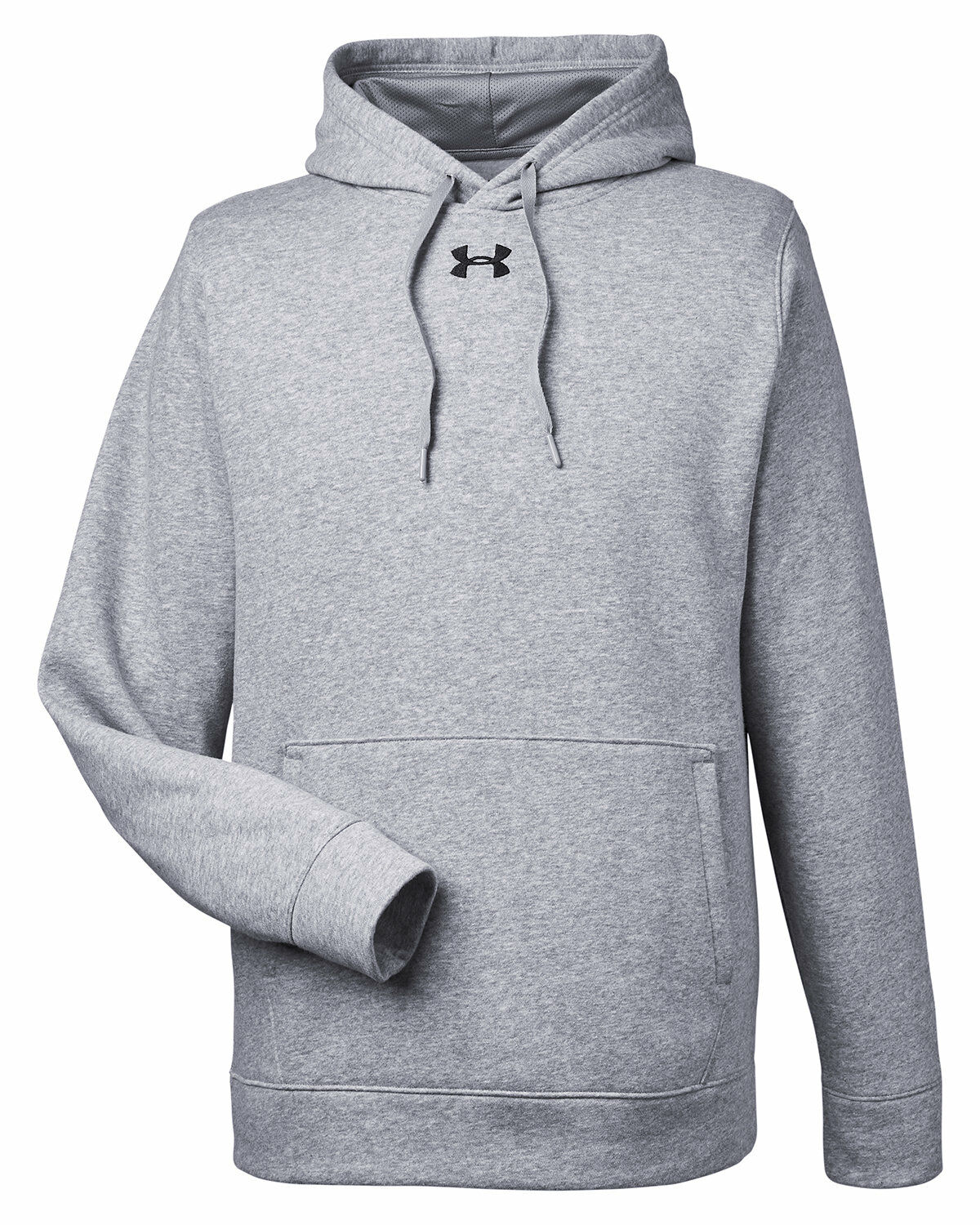 Custom Branded Under Armour Hoodies - True Grey Heather/Black