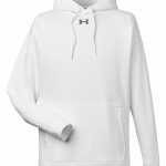 Custom Branded Under Armour Hoodies - White/Graphite