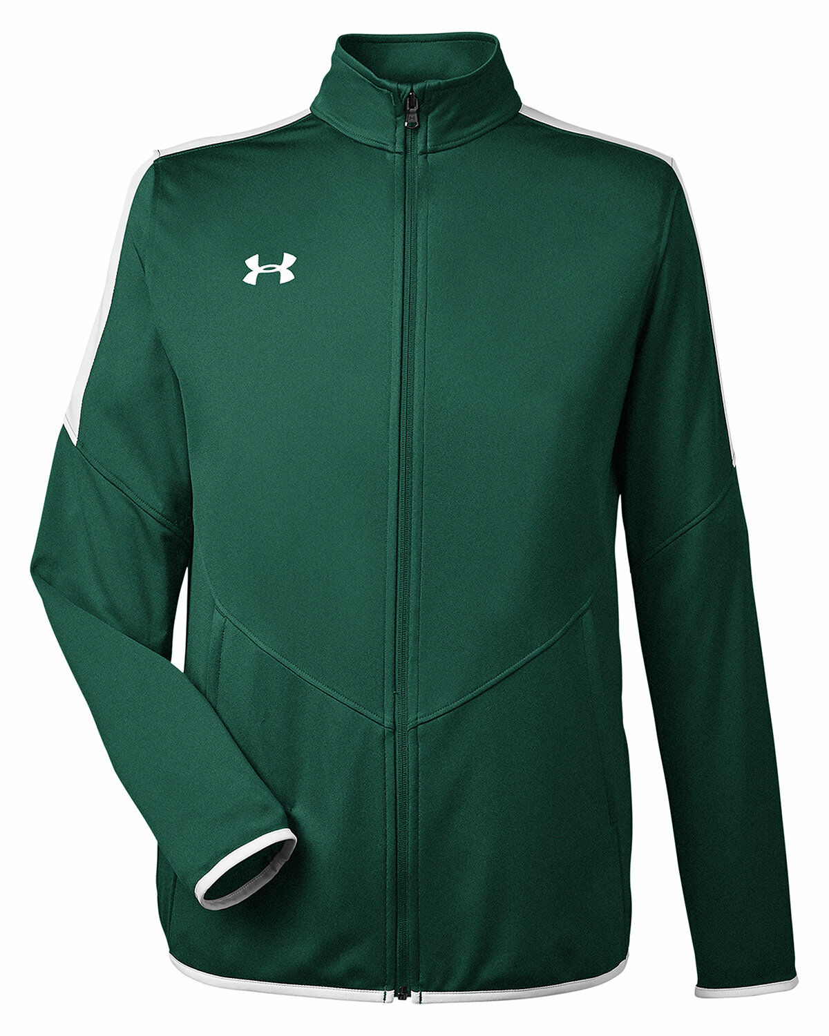 Branded Under Armour Men’s Rival Knit Jacket Forest Green