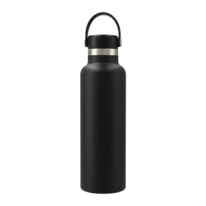 Branded Hydro Flask® Standard Mouth With Flex Cap 21oz Black