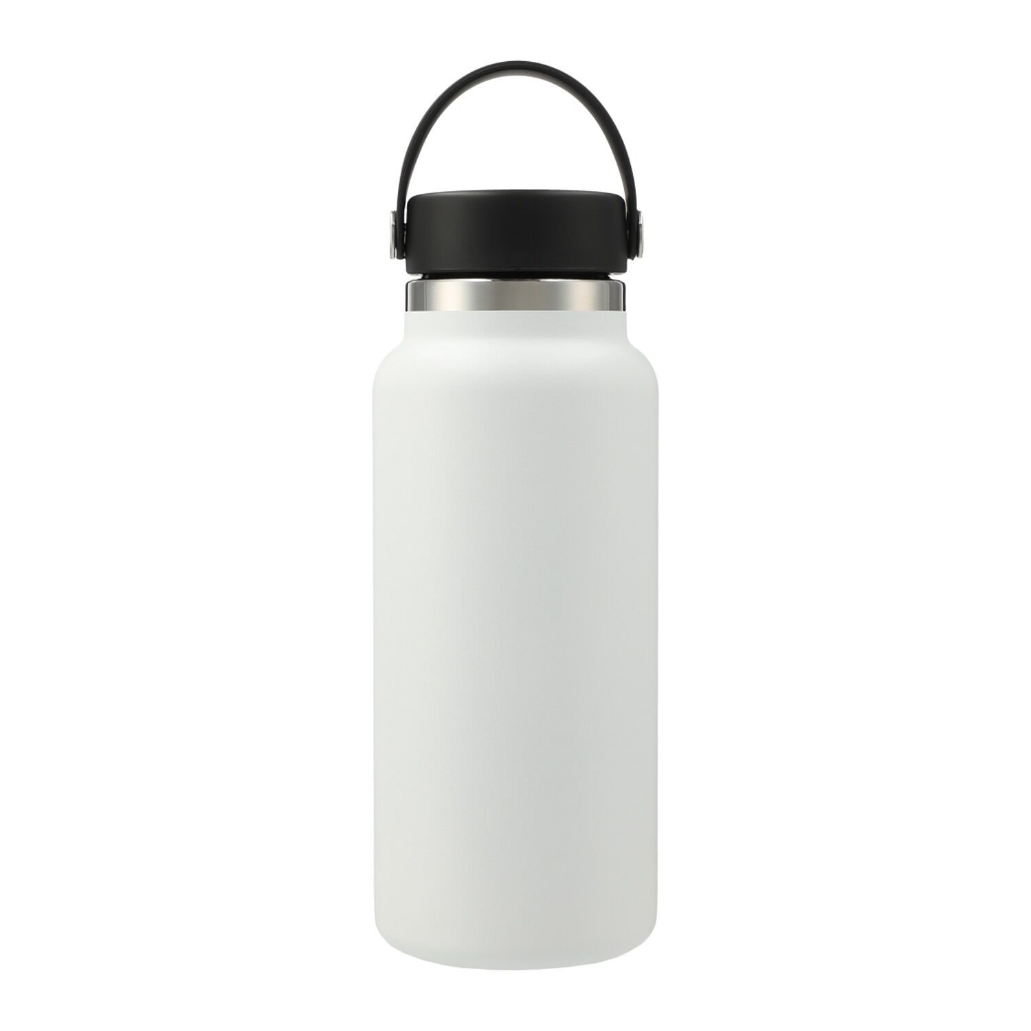 Branded Hydro Flask® Wide Mouth With Flex Cap 32oz White