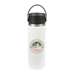 Branded Hydro Flask® Wide Mouth With Flex Sip Lid™ 20oz White