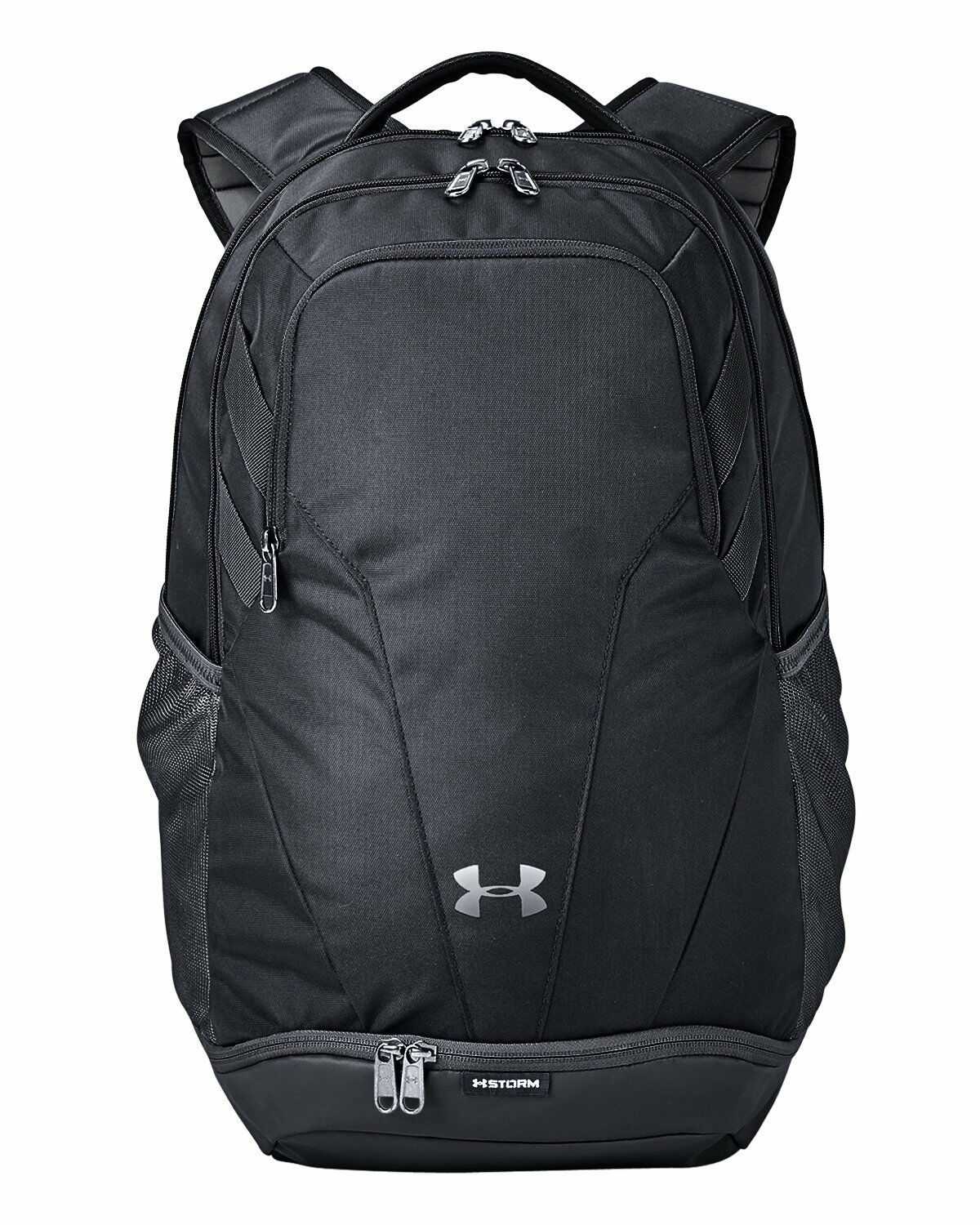 Branded Under Armour Unisex Hustle II Backpack Black/Silver