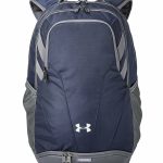 Branded Under Armour Unisex Hustle II Backpack Midnight Navy/Graphite