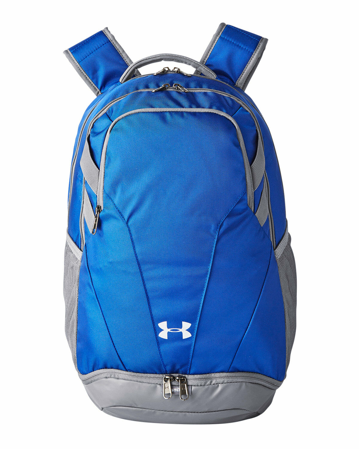 Custom Under Armour Hustle 5.0 TEAM Backpack Black/Mate Silver