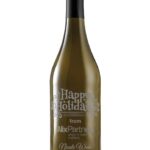 Custom Branded Etched Chardonnay White Wine with No Color Fill - Chardonnay
