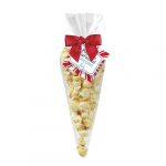 Custom Branded Gourmet Popcorn Cone Bags (large) - Butter Popcorn