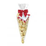 Branded Gourmet Popcorn Cone Bags (large) Butter Popcorn