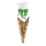 Branded Gourmet Popcorn Cone Bags (large) Caramel Popcorn