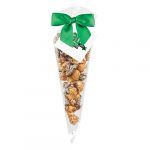 Custom Branded Gourmet Popcorn Cone Bags (large) - Chocolate Pretzel & Potato Chip Popcorn