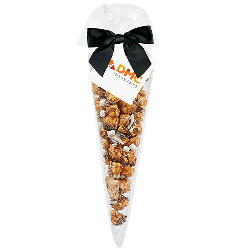 Custom Branded Gourmet Popcorn Cone Bags (large) - S’more Popcorn