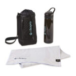 Custom Branded Hydrate On-the-Go Set - Black/Marble