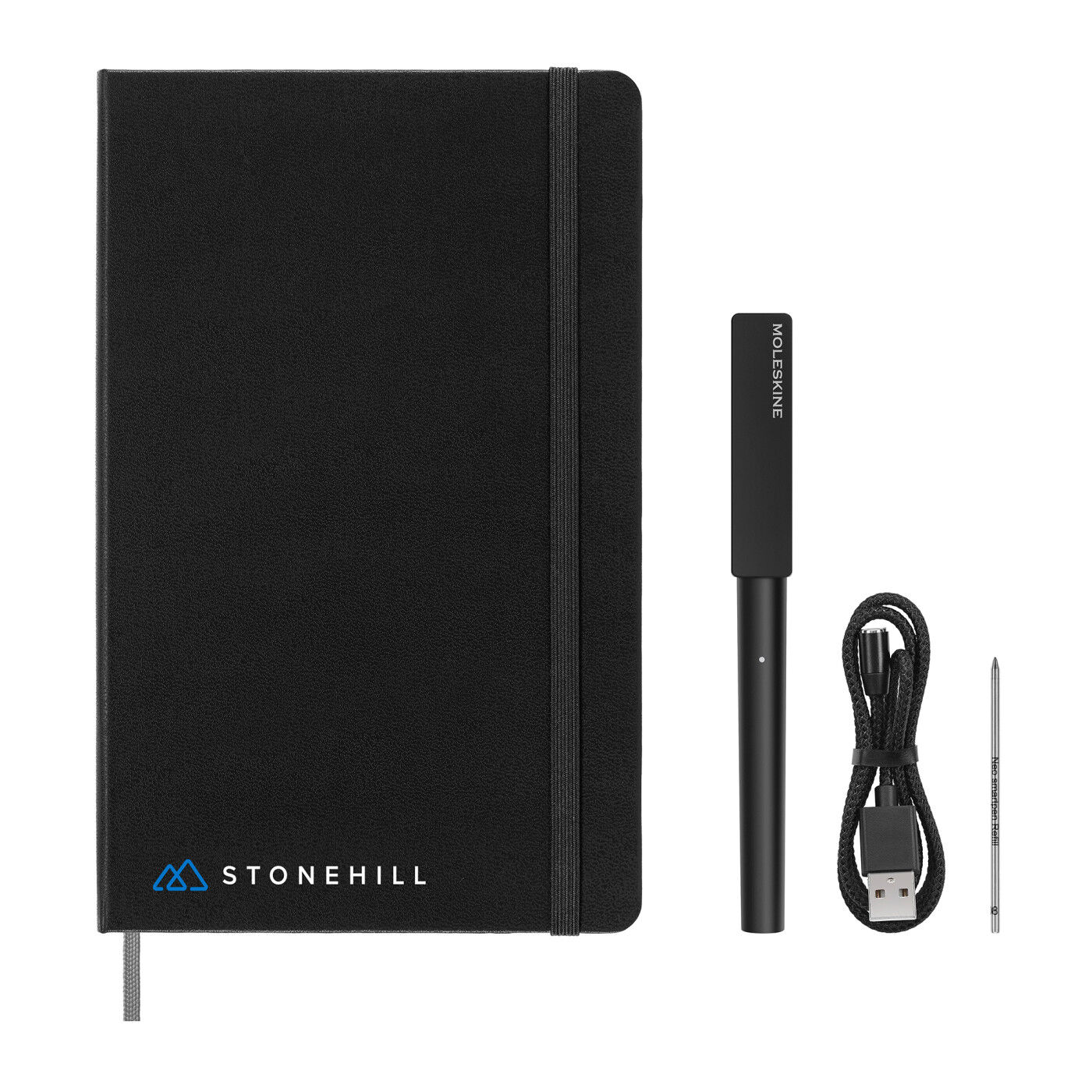 Branded Moleskine Smart Writing Set Black