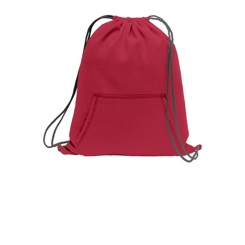 Branded Port & Company® Core Fleece Sweatshirt Cinch Pack Red