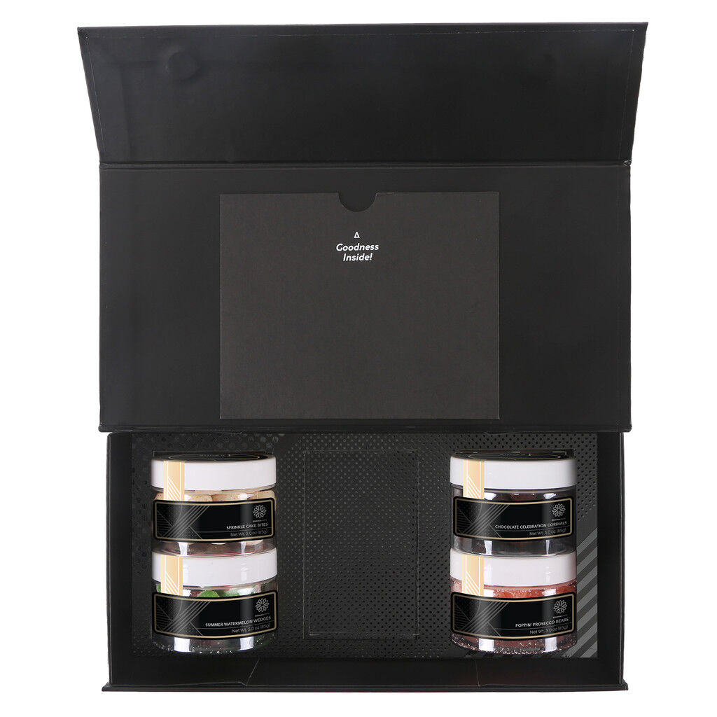 Custom Branded Small Gift Box- 4pk of Small Jars