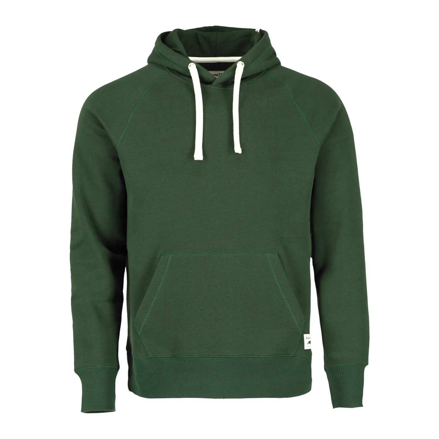 Branded Mens MAPLEGROVE Roots73 Fleece Hoody Pine Green