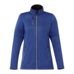 Custom Branded Women’s JORIS Eco Softshell Jacket - Metro Blue Heather