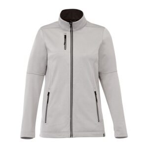 Branded Women’s JORIS Eco Softshell Jacket Silver Heather