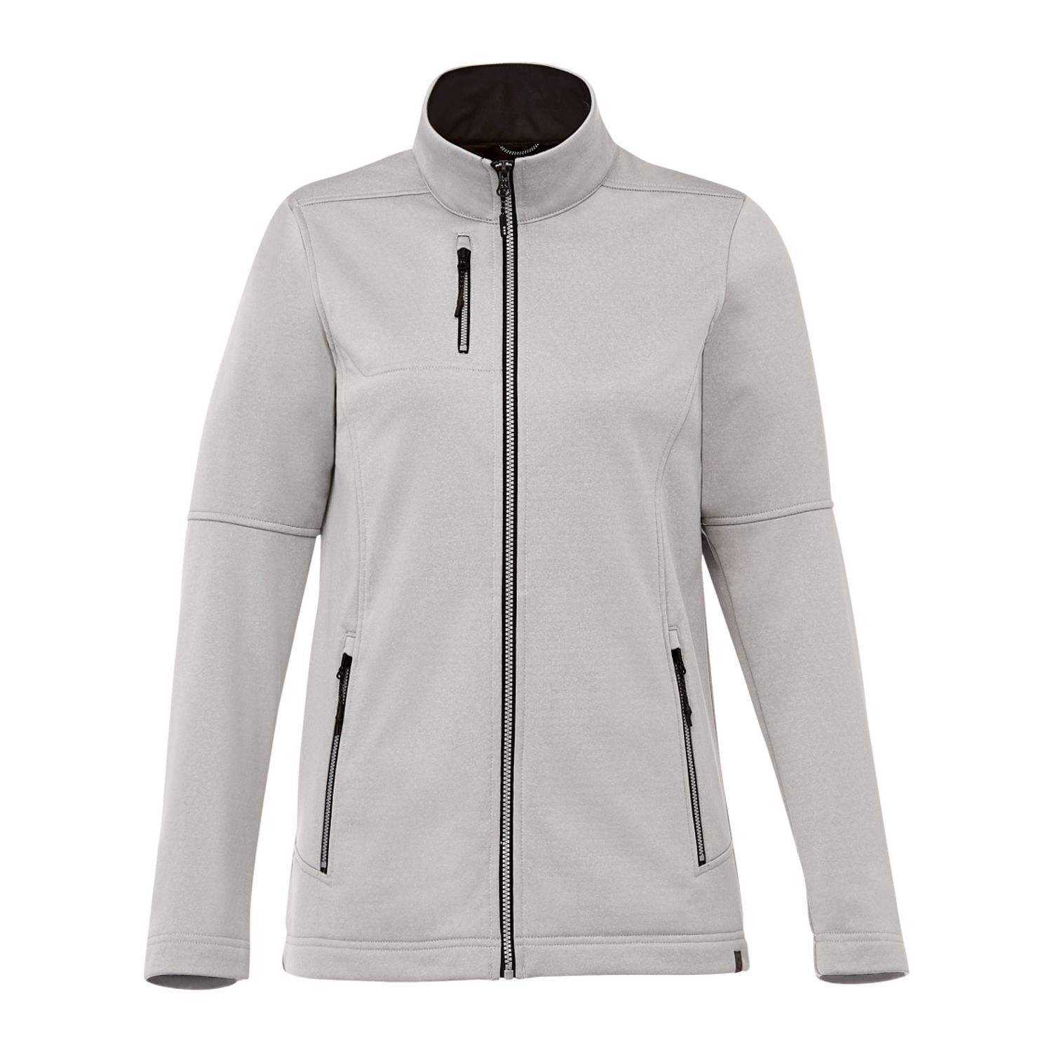 Custom Branded Women’s JORIS Eco Softshell Jacket - Silver Heather