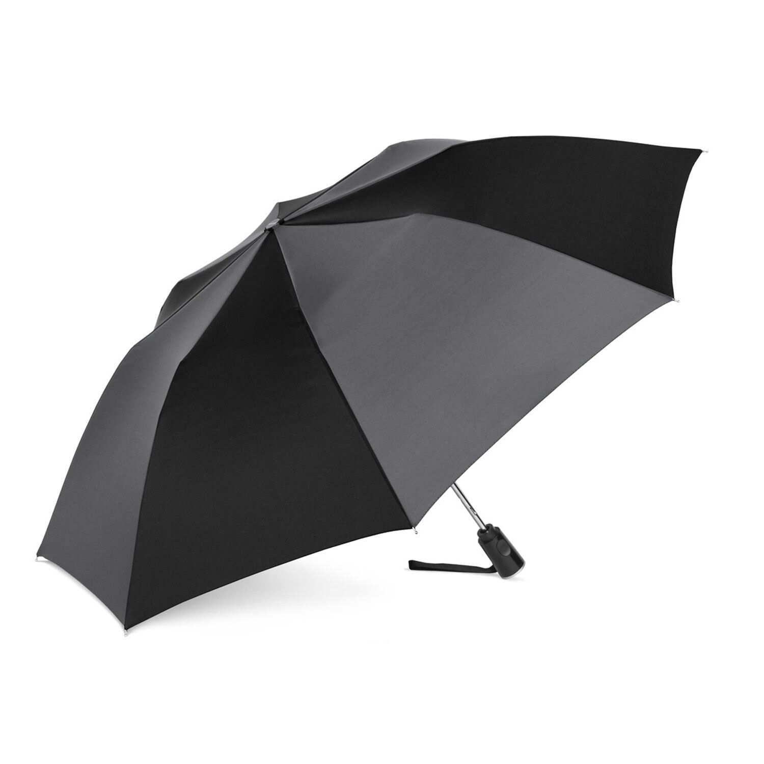 Custom Branded ShedRain Umbrellas - Black/Charcoal