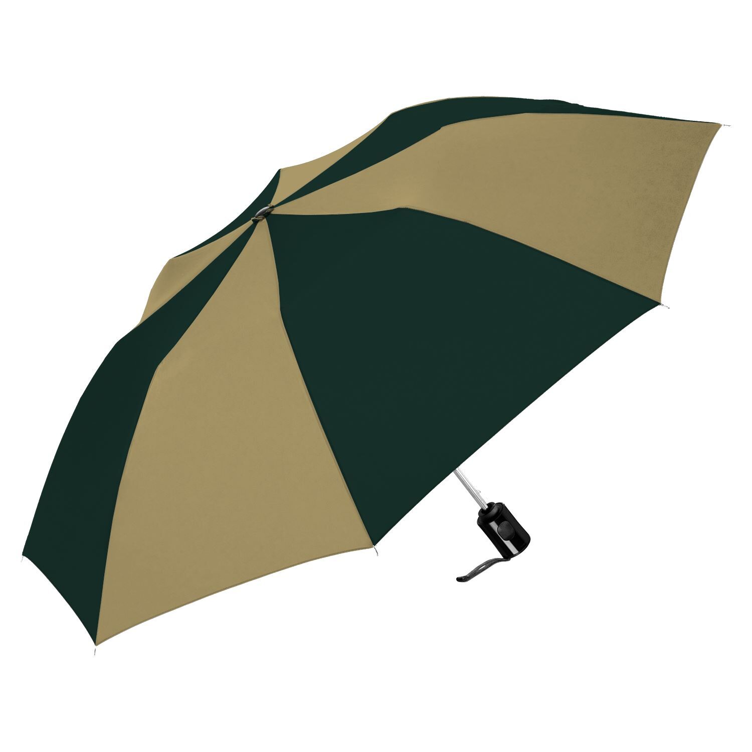 Custom Branded ShedRain Umbrellas - Hunter/Khaki