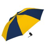 Custom Branded ShedRain Umbrellas - Navy/Gold