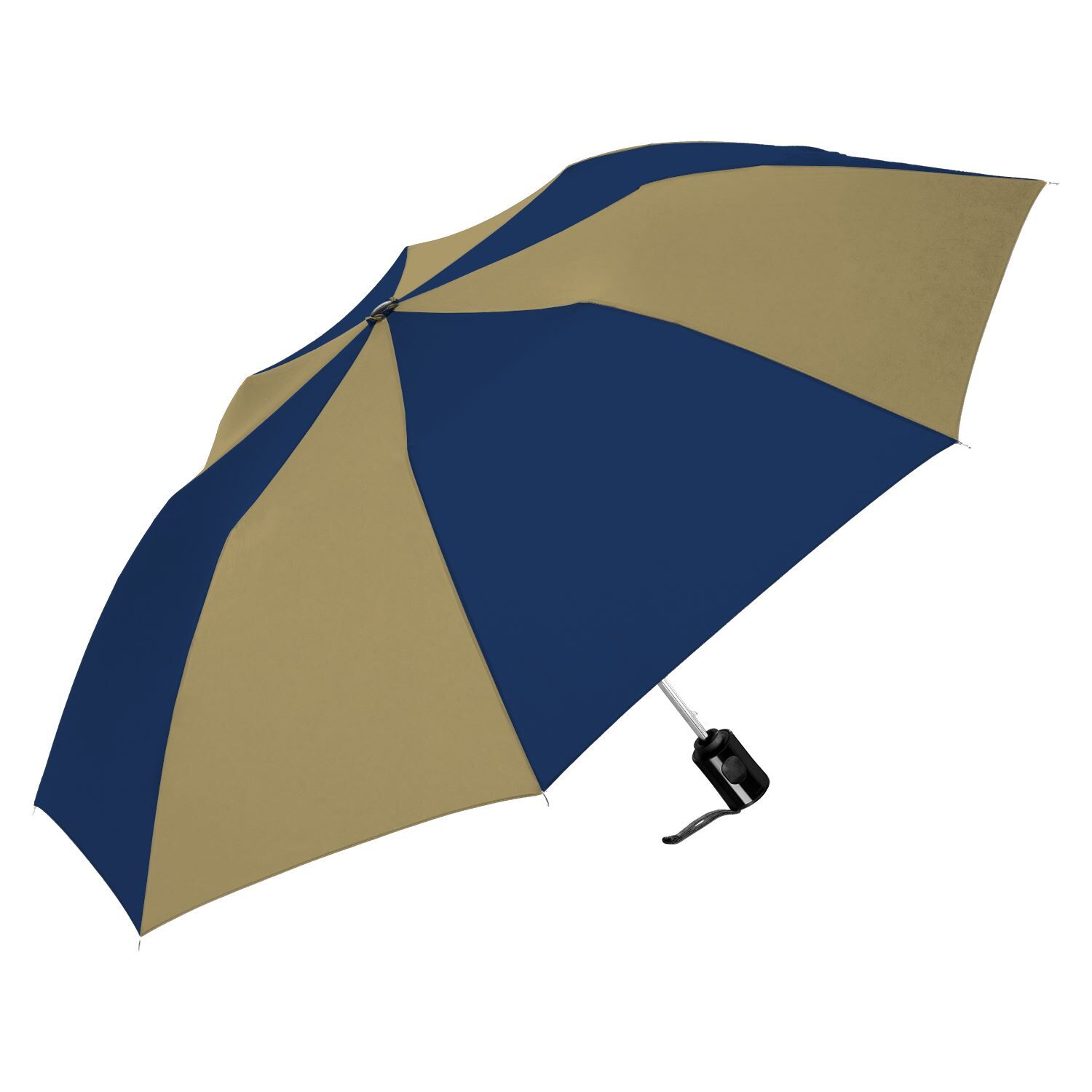 Custom Branded ShedRain Umbrellas - Navy/Khaki