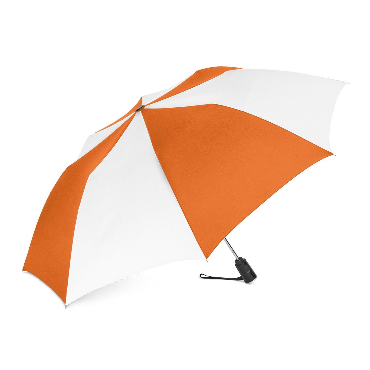 Custom Branded ShedRain Umbrellas - Orange/white