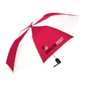 Branded ShedRain® Auto Open Compact Red/White
