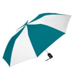 Custom Branded ShedRain Umbrellas - Teal/white