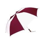 Custom Branded ShedRain Umbrellas - Burgundy/White