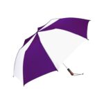 Custom Branded ShedRain Umbrellas - Purple/White