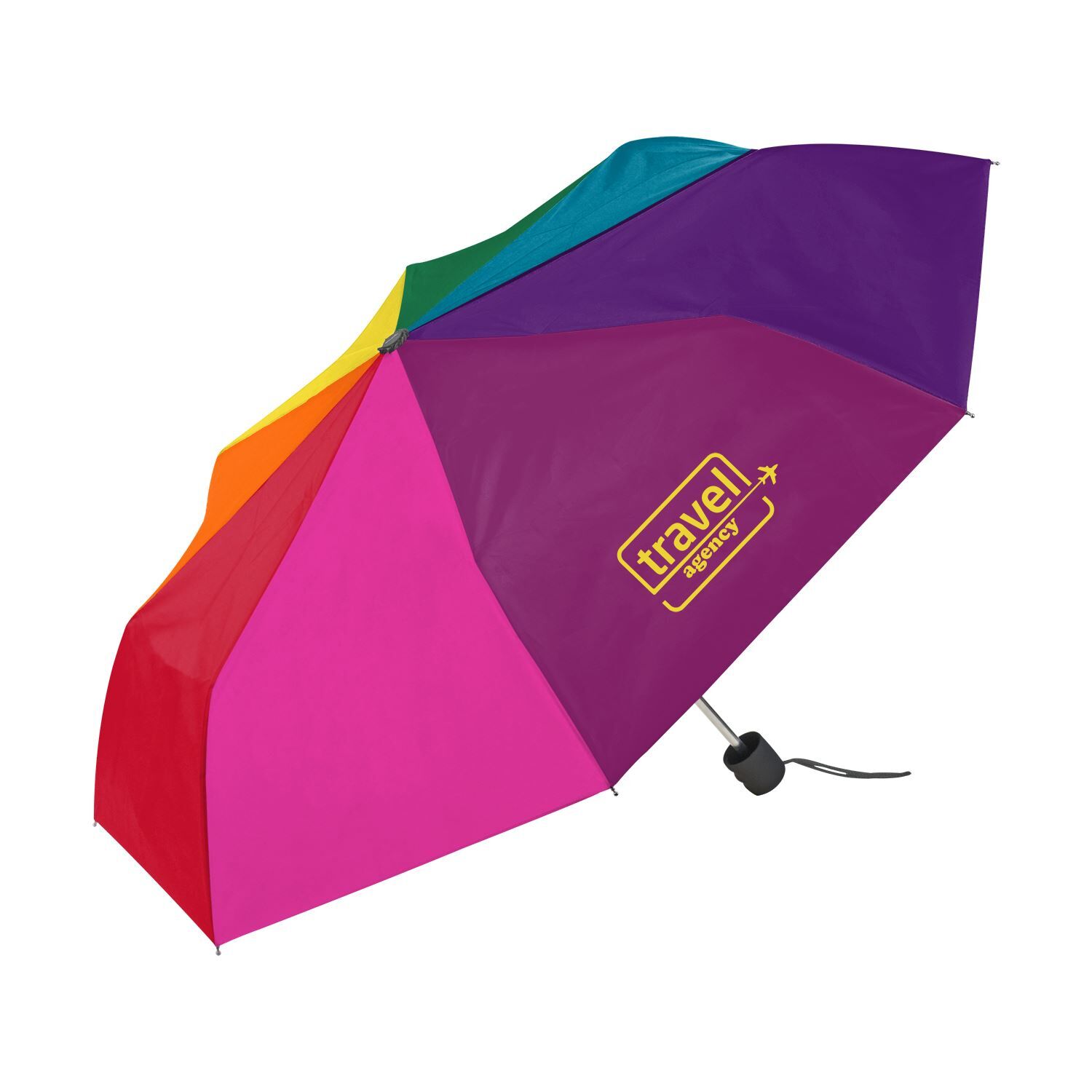 Custom Branded ShedRain Umbrellas - Rainbow