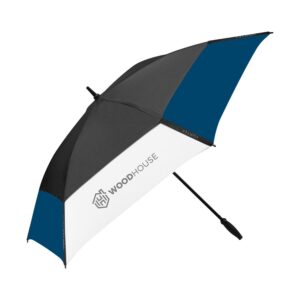 Branded ShedRain® The Vortex™ Golf Umbrella Black/Navy/White