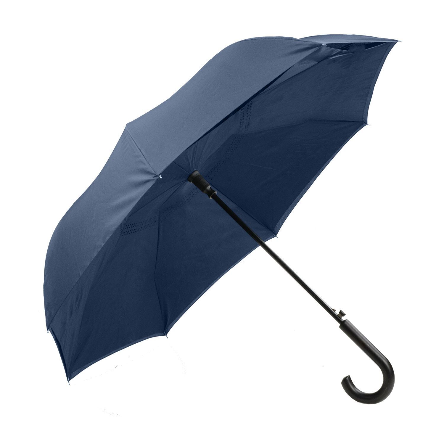 Custom Branded ShedRain Umbrellas - Navy/Navy