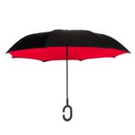 Custom Branded ShedRain Umbrellas - Black/Red
